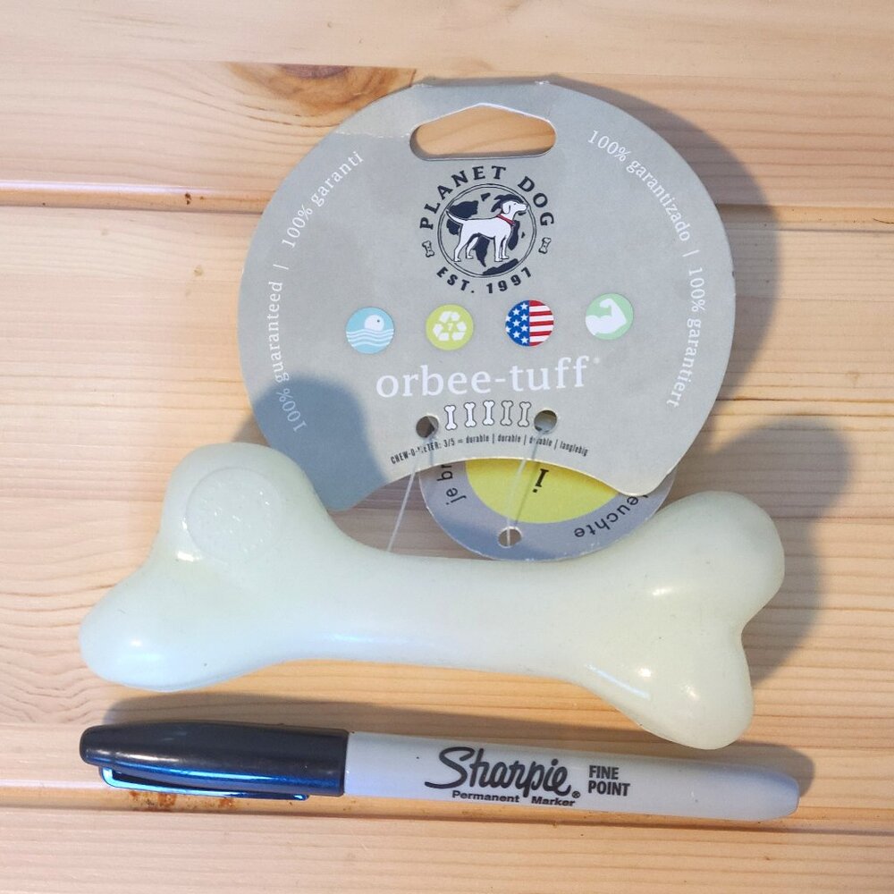 Planet Dog Small Glow in the Dark bone
